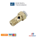 VALVULA RETORNO COMBUSTIBLE (BOLA ACERO)